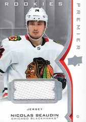 2020-21 Upper Deck Premier Jerseys #66 Nicolas Beaudin Jersey – HKY