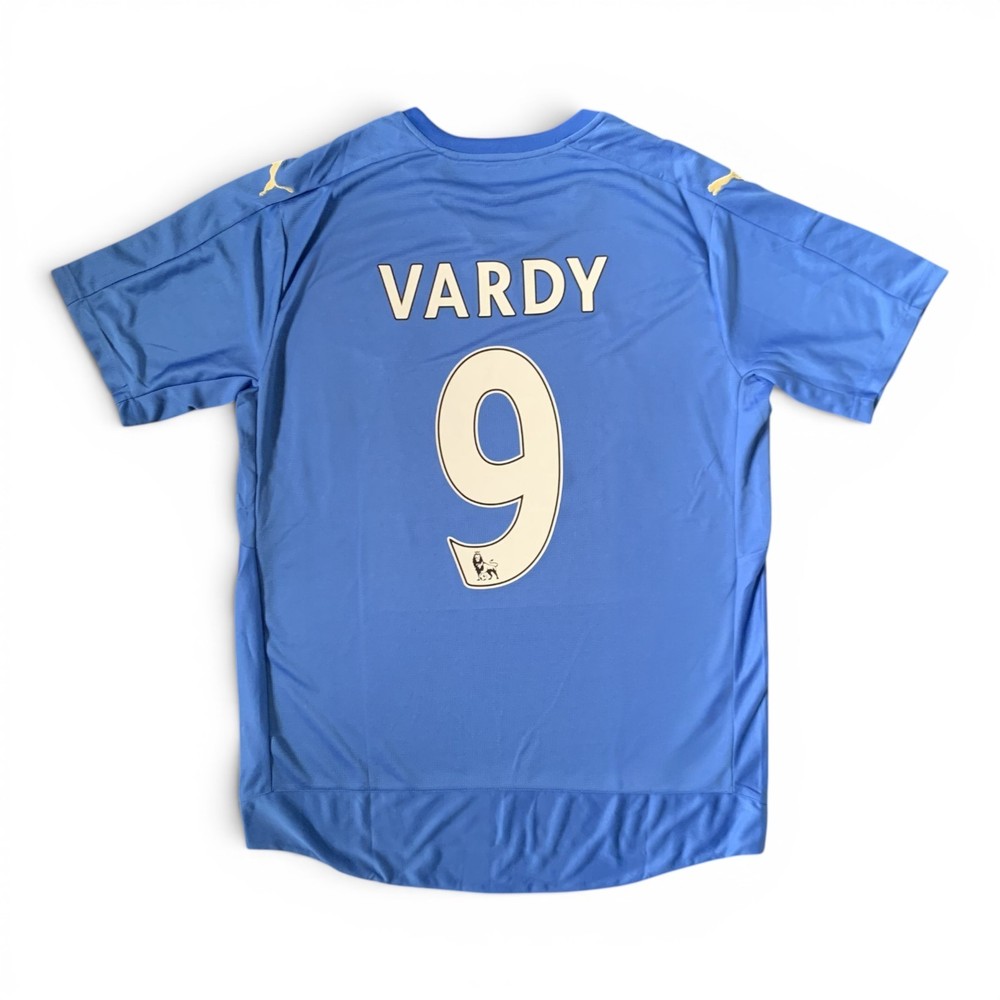 Jamie Vardy #9 Leicester City 2015/2016 Retro Home Jersey – Mens Sizes – New