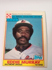 1984 Topps Ralston Purina Eddie Murray Baltimore Orioles #1