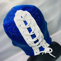 Huracan Ramirez Wrestling Lucha Libre Costume Mask Mascara Luchador blue