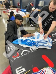 Sam Perkins autographed signed jersey NCAA North Carolina JSA COA