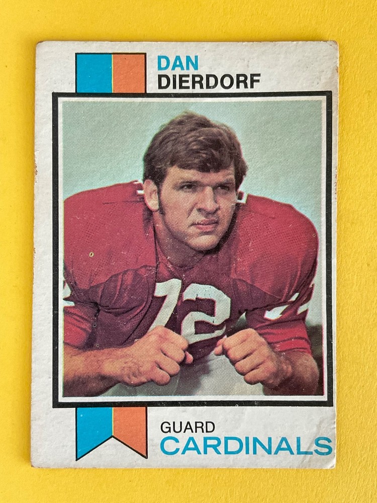 Dan Dierdorf 1973 Topps Rookie Football Card #322 – St. Louis Cardinals HOF