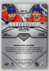 Leon Draisaitl Connor McDavid SN499 – 2024-25 Synergy Duos Stars Red #SD-14