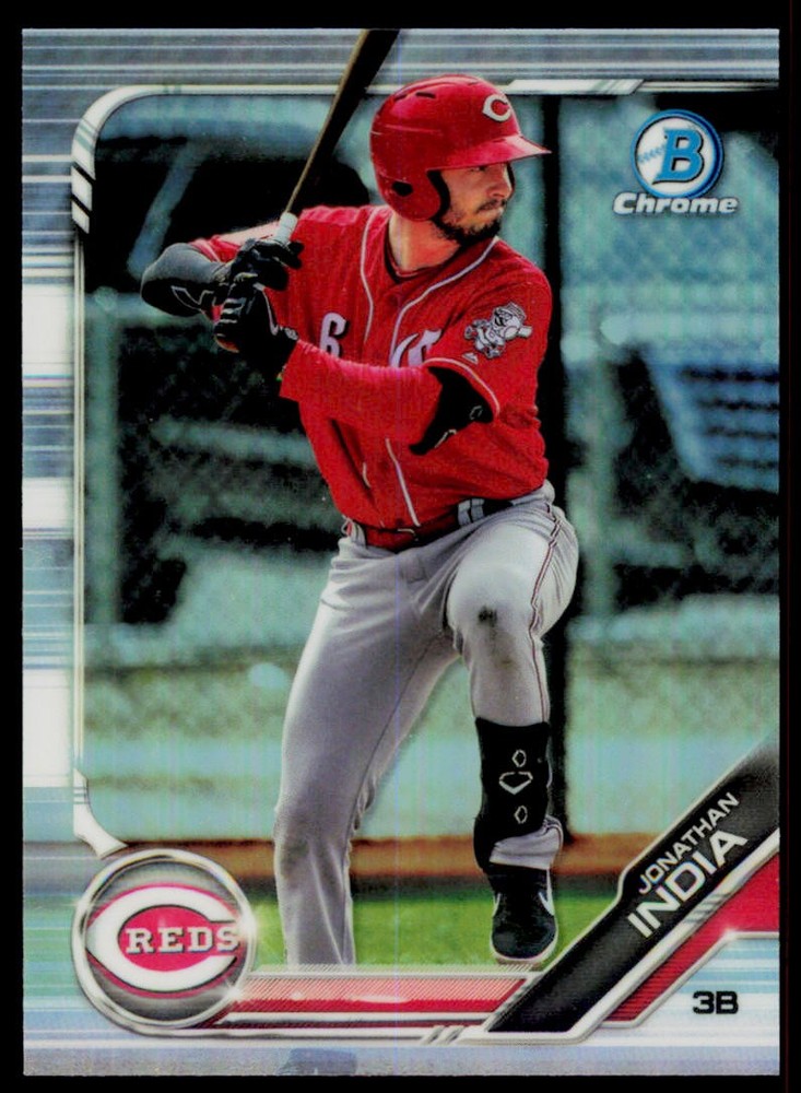 2019 Bowman Draft Jonathan India BDC-97 Chrome Refractor Cincinnati Reds