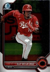 2022 Bowman Draft #BDC-80 Elly De La Cruz Chrome REDS