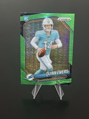 2025 Panini Prizm – Rookies Quinn Ewers #307 Neon Green Pulsar Prizm (RC)