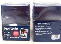 100pt Thick Top Loaders Toploaders 3×4 Card Holders Sports Trading Jersey Patch