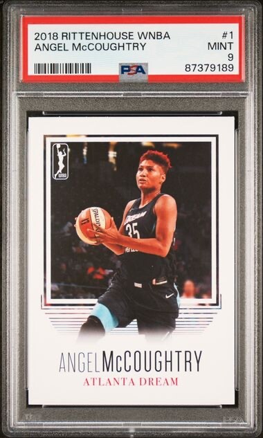 2018 Rittenhouse WNBA Angel McCoughtry PSA 9 Atlanta Dream Louisville Cardinals
