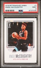 2018 Rittenhouse WNBA Angel McCoughtry PSA 9 Atlanta Dream Louisville Cardinals