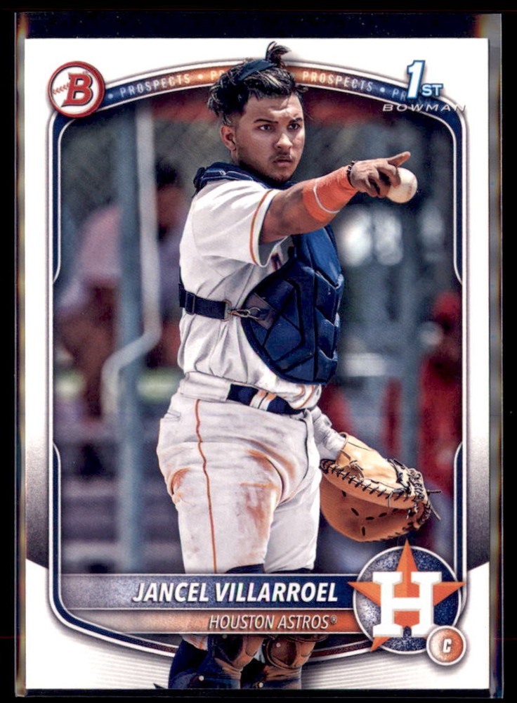 2025 Bowman Prospect Paper Jancel Villarroel Houston Astros #BP-26 5 Card Lot