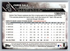 2016 Topps #160 Chris Sale /2016 Gold