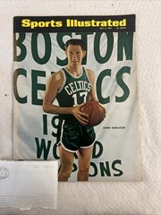 Sports Illustrated Magazine May 9, 1966 John Havlicek Boston Celtics With Label