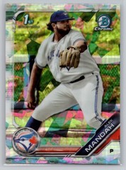 2019 BOWMAN DRAFT SAPPHIRE EDITION #BDC-3 ALEK MANOAH TORONTO BLUE JAYS