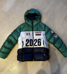 Ralph Lauren Team USA 2026 Olympic Jacket Green White Navy Blue hard to find XL