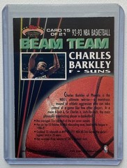 Charles Barkley 1992-93 Topps Stadium Club Members Only Beam Team #15