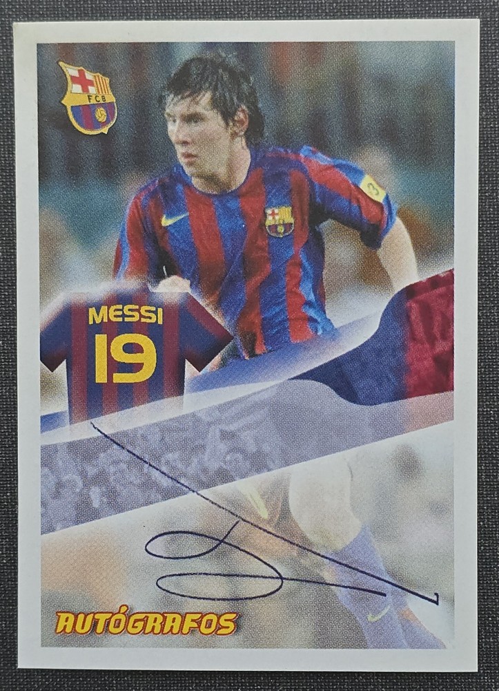 2005-06 Panini Sports Super Barca Autografos Lionel Messi #109 FCB
