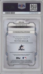 PSA 10- VICTOR MESA JR 2019 Bowman Sterling AUTO ORANGE REFRACTOR RC 73/75 #VMJ