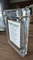 The CARD VAULT O-ring Sealed CNC Machined 4 Screw Holder SUBMERSIBLE 🇺🇸