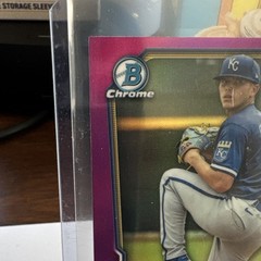 2025 Bowman Chrome Kendry Chourio 1st Bowman BCP-7 Fuchsia /199 Royals