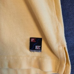 CU Buffaloes Port Authority Buff Club Yellow Polo Shirt M Vintage
