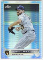 2022 Topps Chrome #44 Brandon Woodruff Prism Refractor