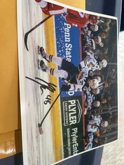 2025 Matthew Schaefer Autographed 8 1/2 x 11 Photo Erie Otters COA Signed