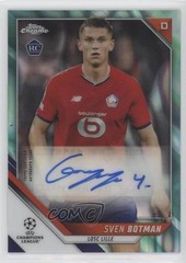 2021-22 Topps Chrome UEFA Champions League Sven Botman #CA-SB Rookie Auto RC jc0