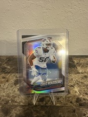 2025 Panini Prizm – Greg Rousseau #9 Silver Prizm Autographs (AU)