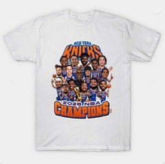 New York Knicks 2026 NBA Champions Shirt Caricature Graphic Tee Men Fan Gift