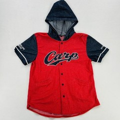 Hiroshima Toyo Carp Jersey Mens Large Red Japan NPB Baseball 2017 Hooded Shirt