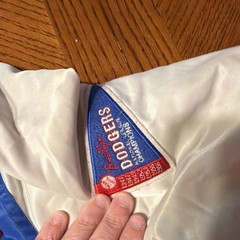 Cooperstown Collection Brooklyn Dodgers Baseball Satin Jacket Blue/White S/CH