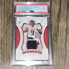 Panini 2024 Michael Penix Jr. Century Material CM-MPJ /99 PSA 9