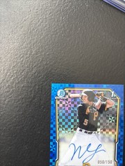 2026 Bowman – Wyatt Sanford Blue XFractor Auto /150 Pirates #CPA-WS