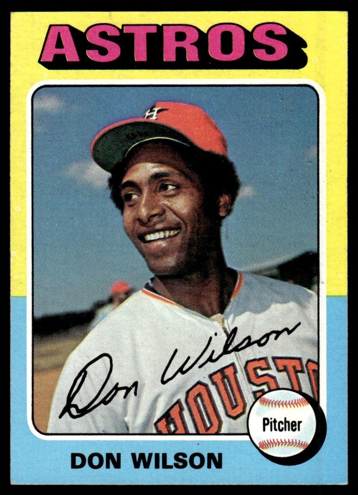 1975 Topps Nm A2 Don Wilson Houston Astros #455