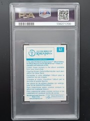 2002 Panini World Cup Korea Japan Stickers Blue Back Thierry Henry #41 PSA 9