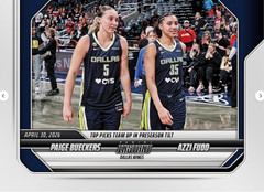 IN Hand PAIGE BUECKERS AZZI FUDD 2026 Panini Instant #21 Dallas Wings Rookie RC