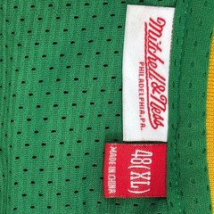 Mitchell & Ness Seattle SuperSonics Shawn Kemp 40 Hardwood Classics Jersey