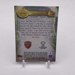 KATIE MCCABE /50 Arsenal 24-25 TOPPS UWCL SAPPHIRE Rose gold Queens of Football