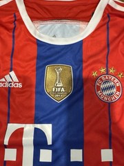 Thomas Müller #25 Bayern Munich Home Jersey XL – Red/Blue UCL Patches