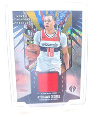 2025-26 Topps – Woven Wonders Relics Kyshawn George #WW-KG Holofoil