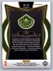 2025 Panini Select Katie Lou Samuelson Pink Ice Concourse Level