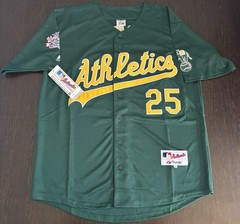 Mark McGwire Oakland Athletics 1989 World Series Alternate Green Men&rsquo;s Jersey