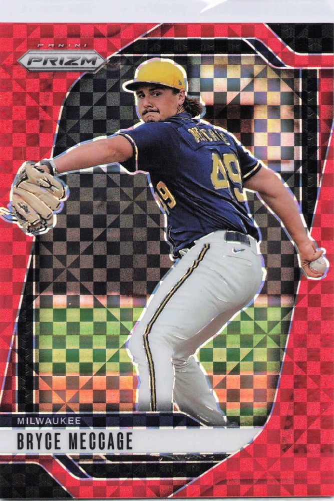Bryce Meccage 2025 Panini Prizm #204 Red Power Prizms #/99