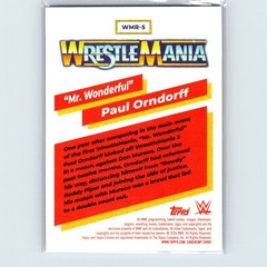 2026 Topps Chrome WWE Paul Orndorff #WMR-5 WrestleMania Recall WWE