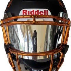 Ja&rsquo;Marr Chase SIGNED Bengals Matte Black and Orange Chrome SpeedFlex NFL Helmet