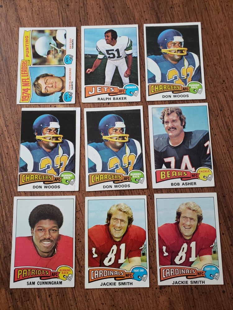 1975 TOPPS FOOTBALL YOU PICK #6 – #199 ****FREESHIPPING****