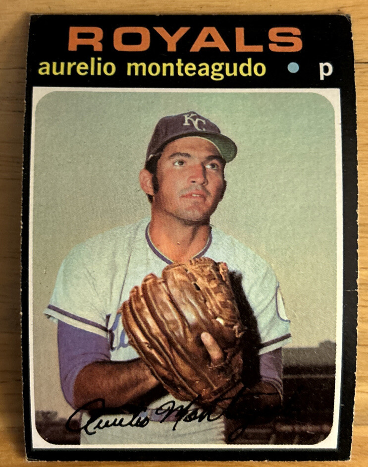 1971 Topps Aurelio Monteagudo #129 (205 Strikeouts 1963 Pacific Coast League!)