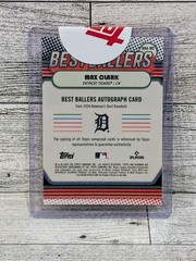 2024 Bowman&rsquo;s Best Max Clark Auto Lava Refractor #/50 Best Ballers