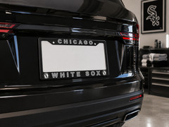 Chicago White Sox License Plate Frame Cover – Black – EliteAuto3K