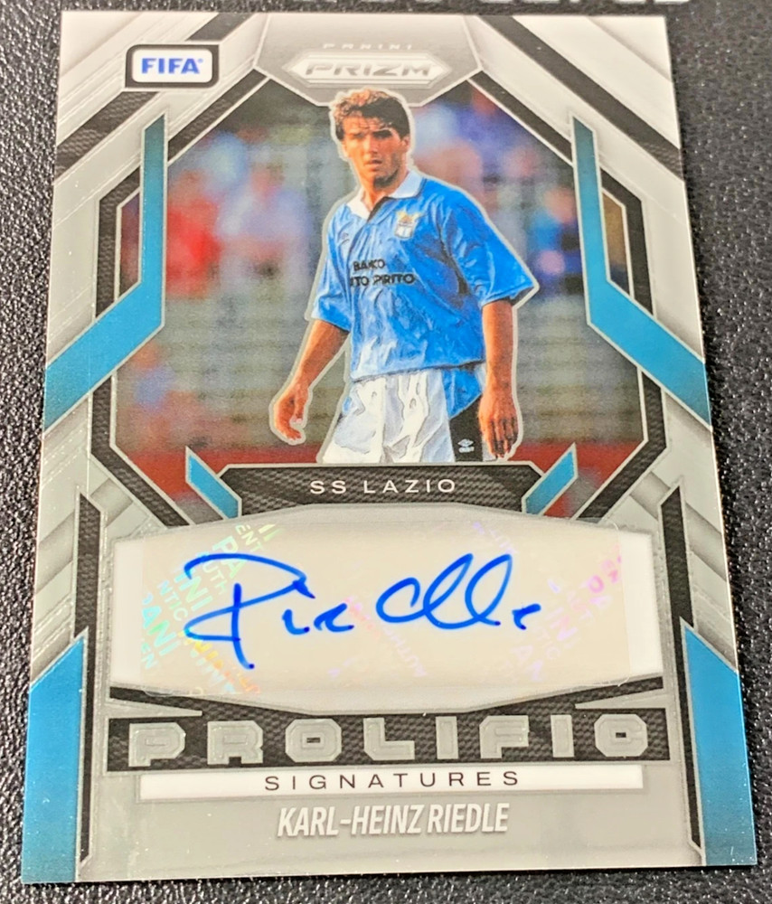 2025-26 Panini Prizm FIFA Prolific #PS-KHR Karl-Heinz Riedle Auto SS Lazio